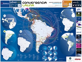 Mapa de Carriers en América latina 2021 - Crédito: © 2021 Convergencialatina
