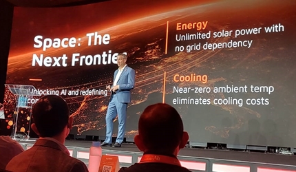 Ray Collins en su discurso de apertura - Crédito: Convergencialatina