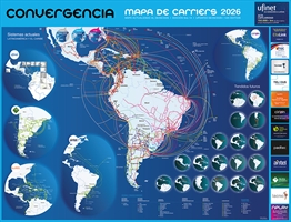 Mapa de Carriers en América latina 2026 - Crédito: © 2026 Convergencialatina
